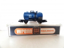 Wrenn "N" Gauge No 453 "ARAL" Tanker Wagon - Blue - Rare